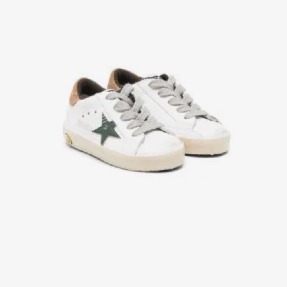 Golden goose white silver sneaker 34